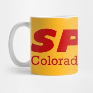 SPSF Colorado Division Red Logo Mug